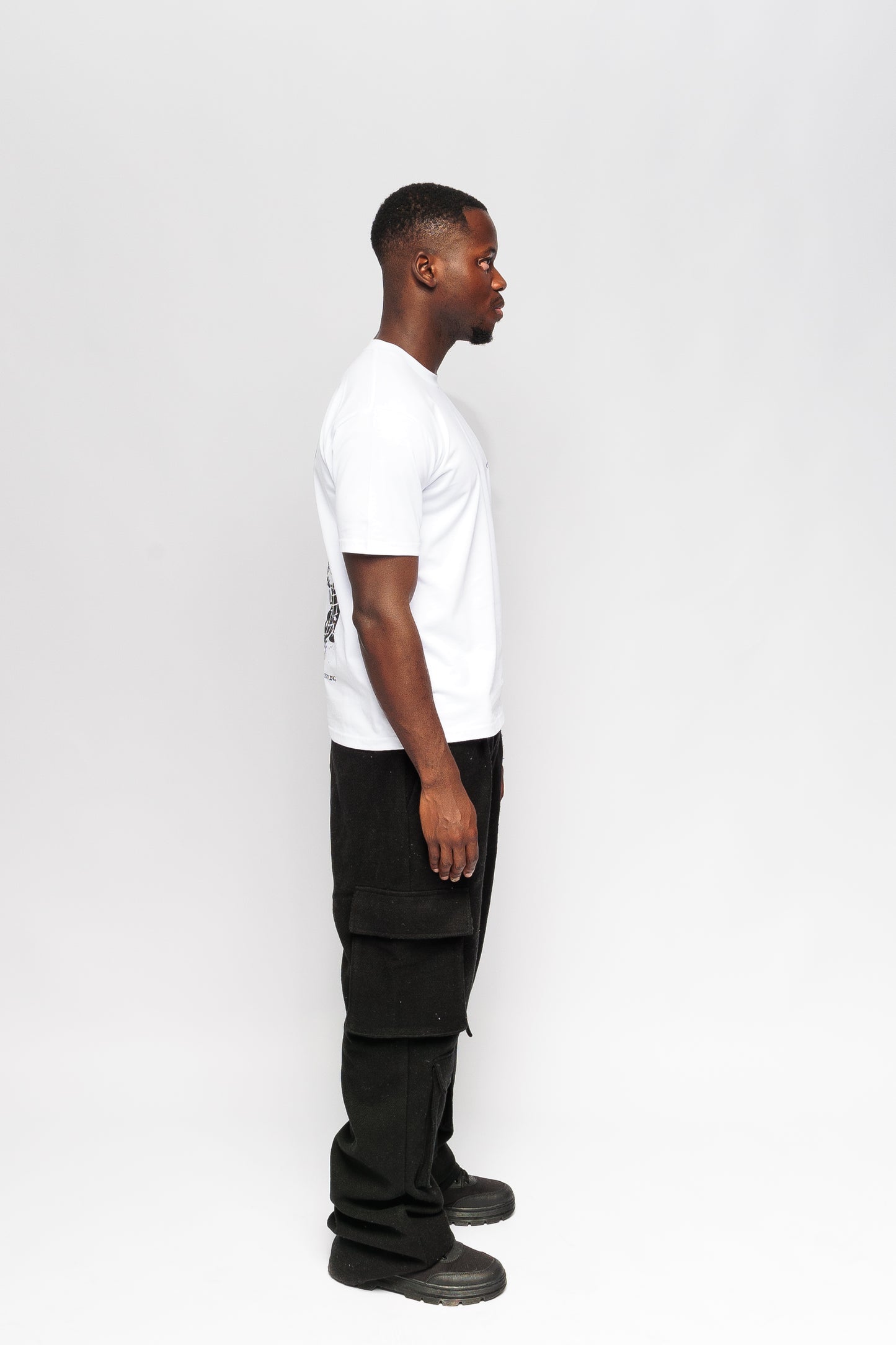 The Boys Are Hustling Classic Minus Tee - White