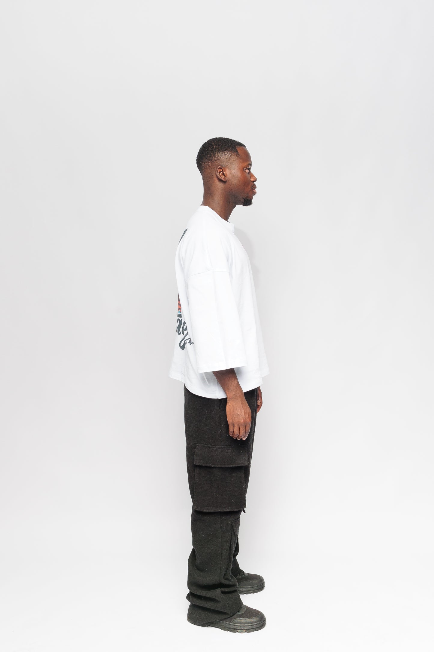 Oversized Boxy Crop T-Shirt - Scandinavian Heritage by tudark