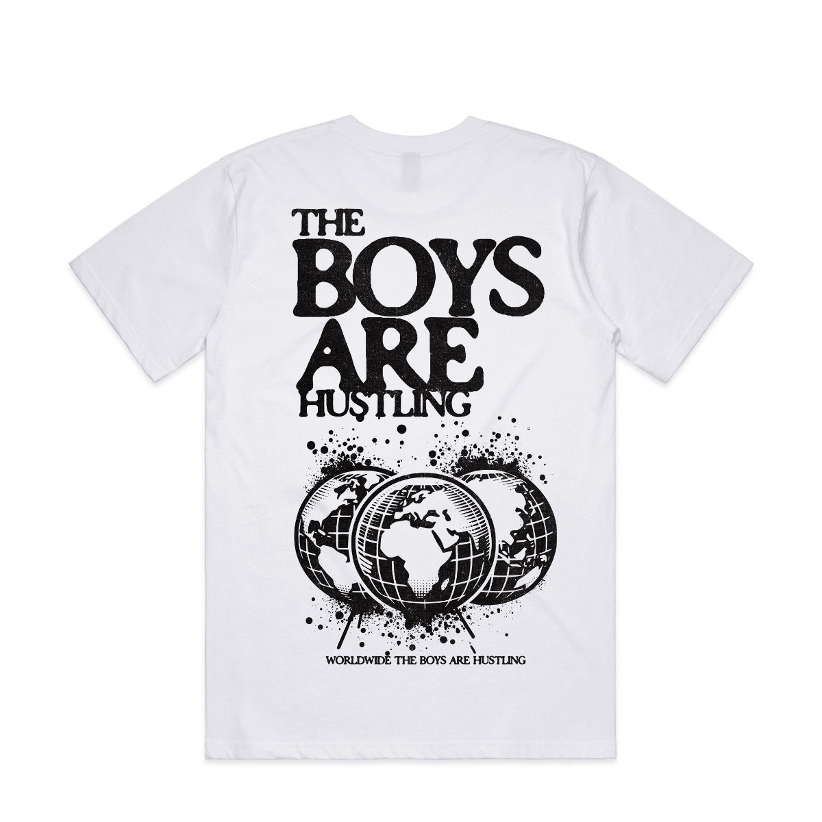 The Boys Are Hustling Classic Minus Tee - White